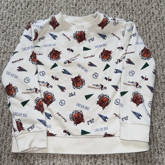 Janie and Jack Other - Janie and Jack Cream Crewneck Sweater size 5